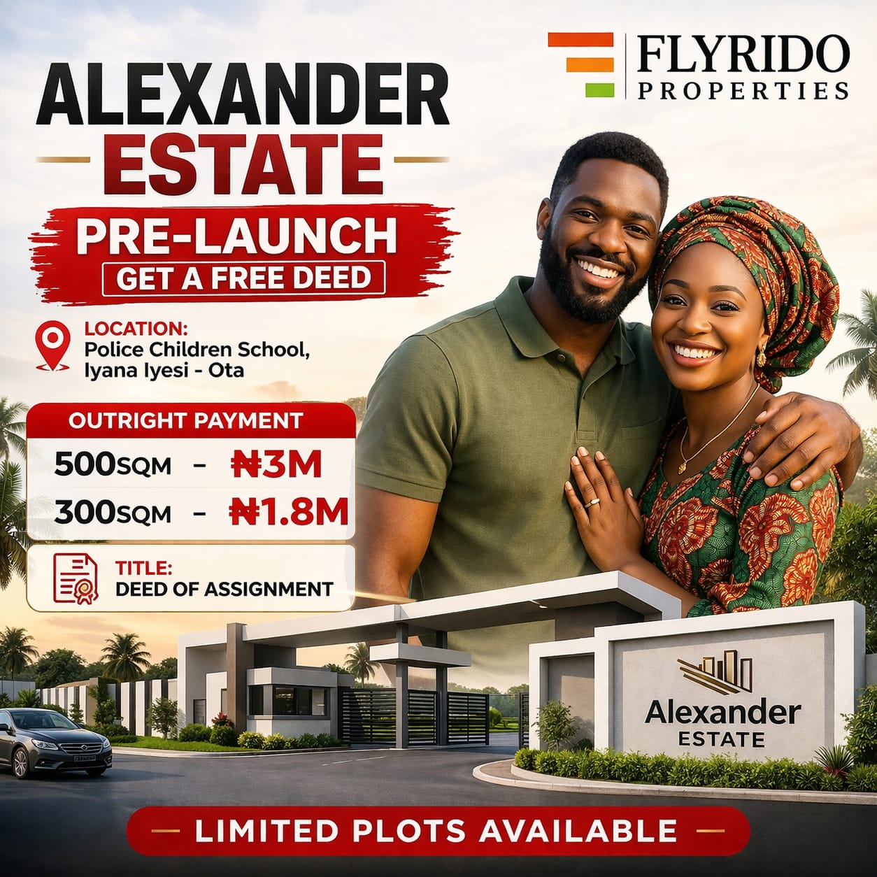 Alexander Estate Ota - Land for sale flyer by Flyrido Properties